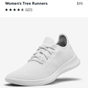 Women’s allbirds tree runners sneakers WORN ONCE!